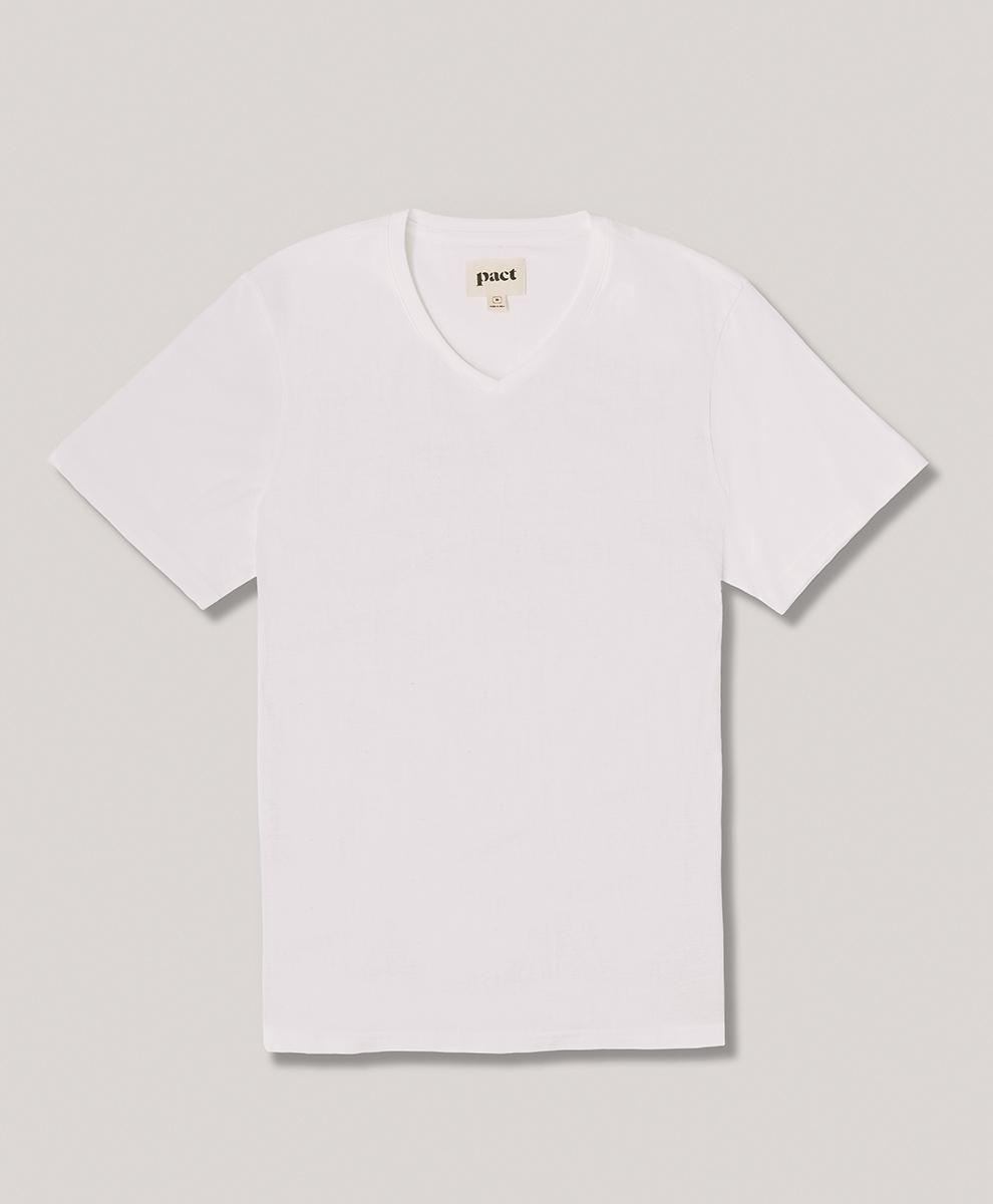 Pact Mens Softspun V-Neck Tee Product Image