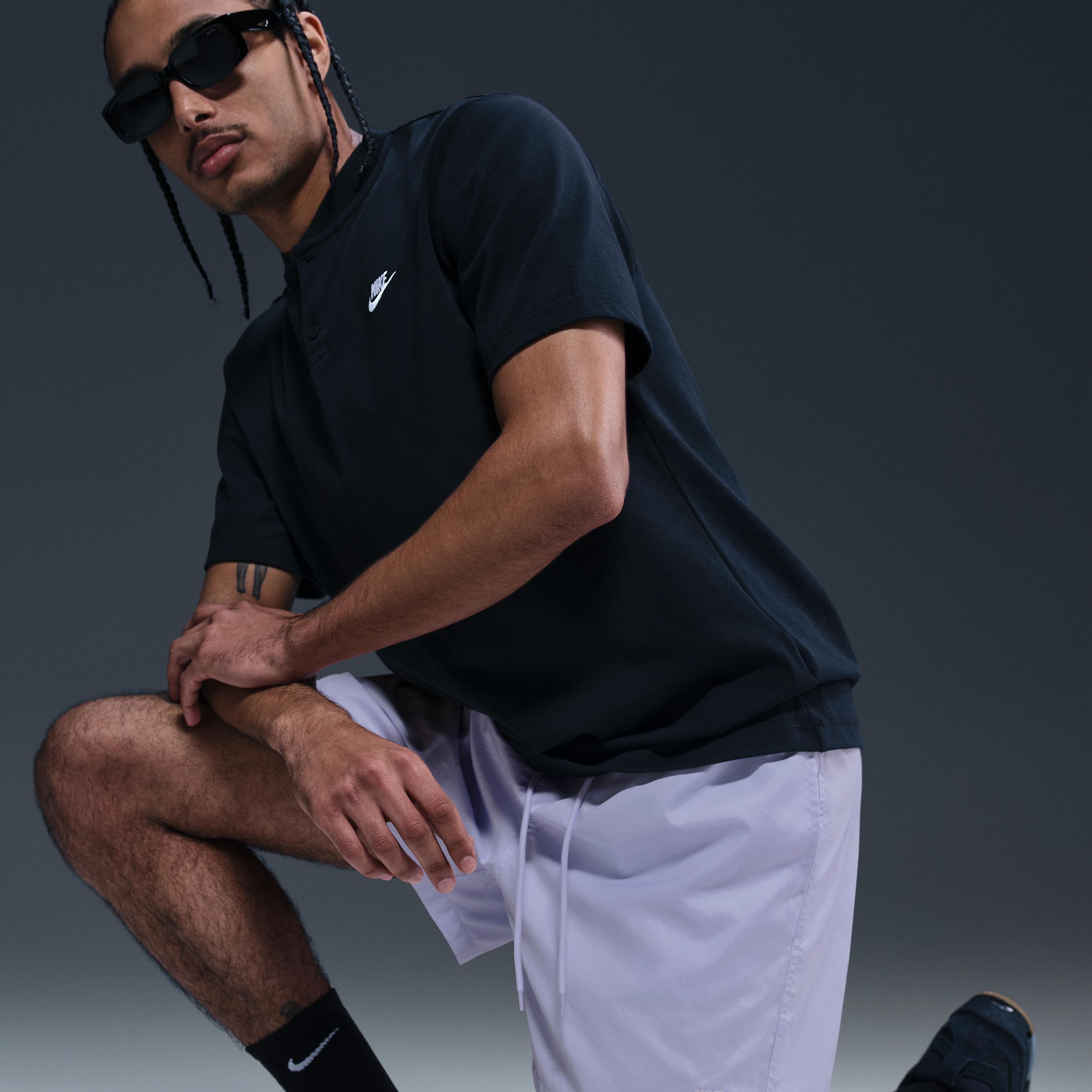 Men's Nike Club Woven Flow Shorts, Size: Small, Purple Product Image
