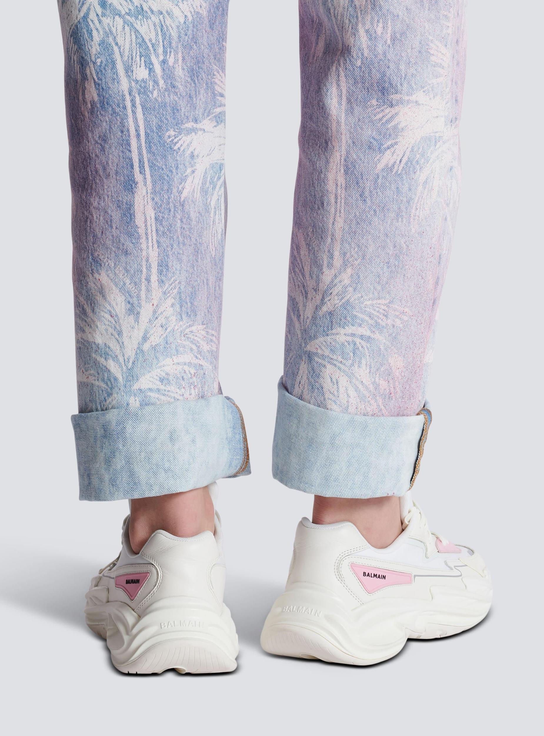 Run-Row leather and nylon sneakers Product Image