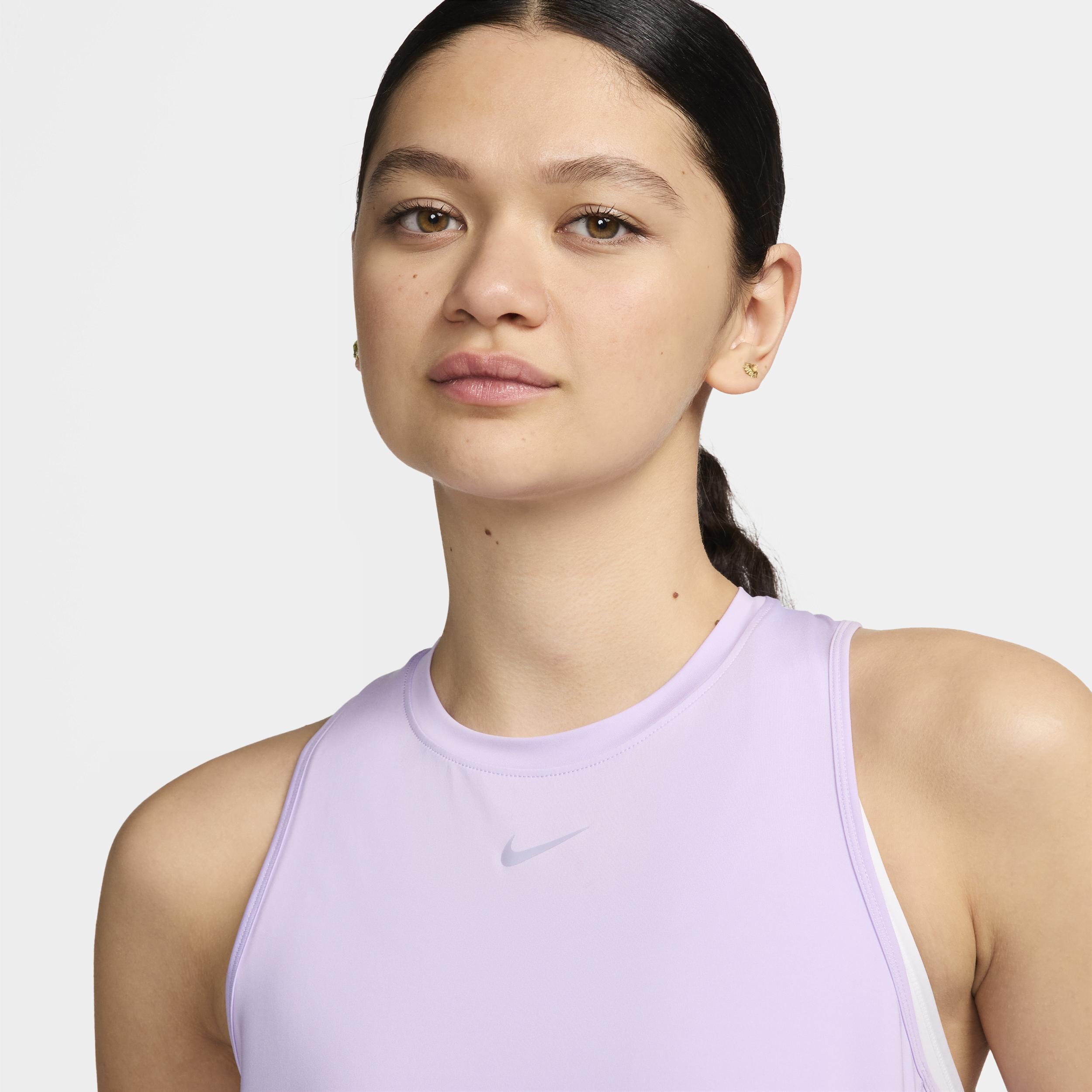 Women's Nike One Dri-FIT Classic Tank Top, Size: XXL, White Product Image