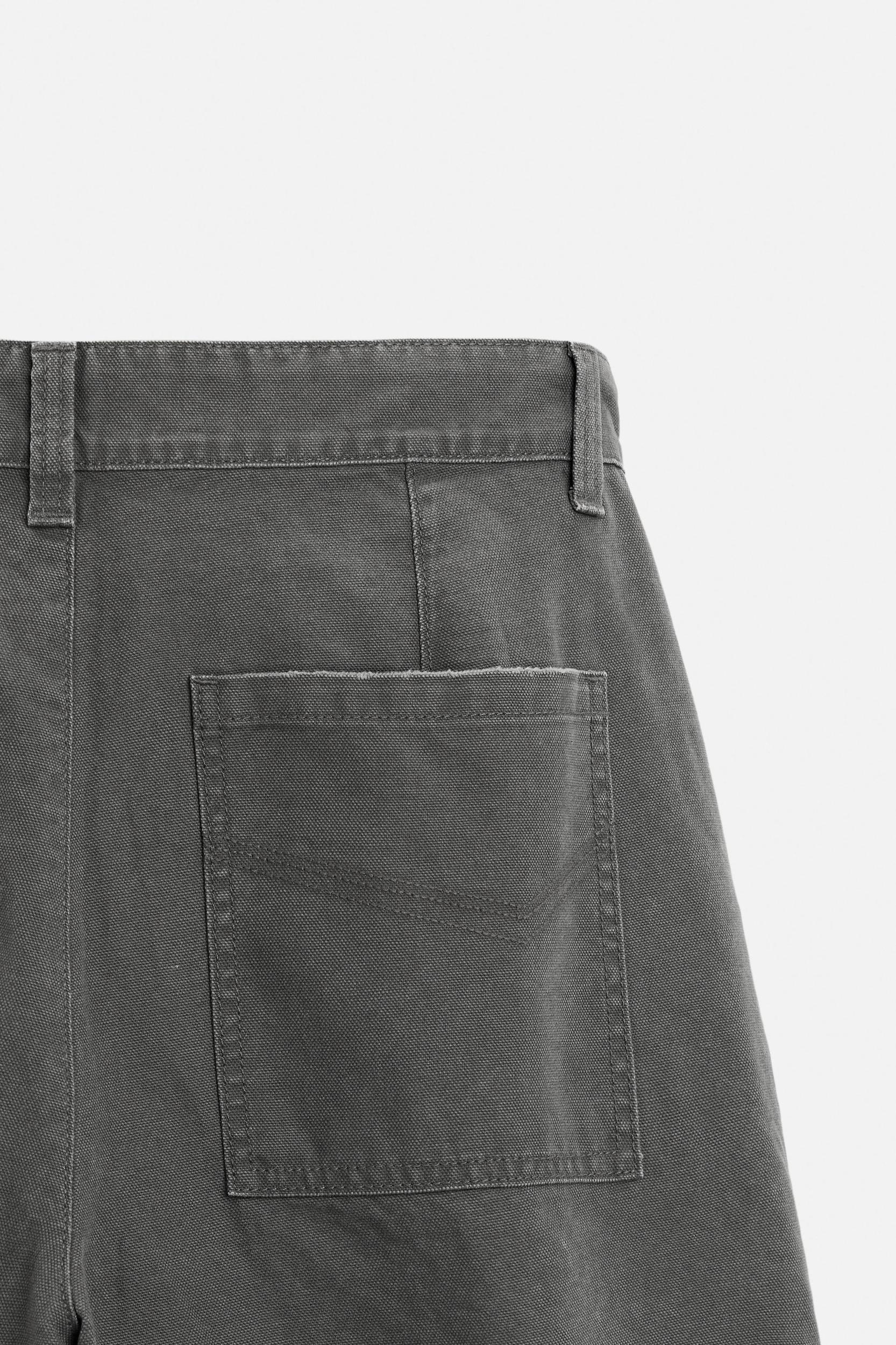 RELAXED FIT WASHED PANTS Product Image