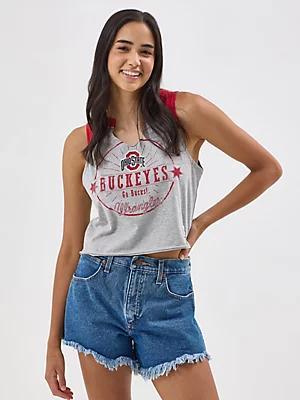 Women's Wrangler Collegiate Vintage Muscle Tee | Women's TOPS | Wrangler® Product Image