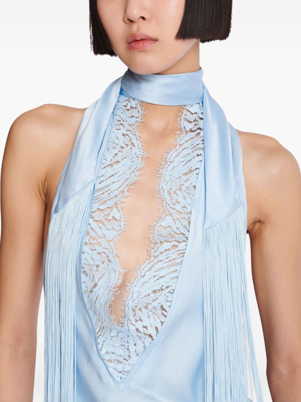 silk halterneck top Product Image