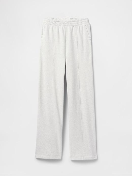 Heavyweight French Terry Seamed Wide-Leg Sweatpants Product Image