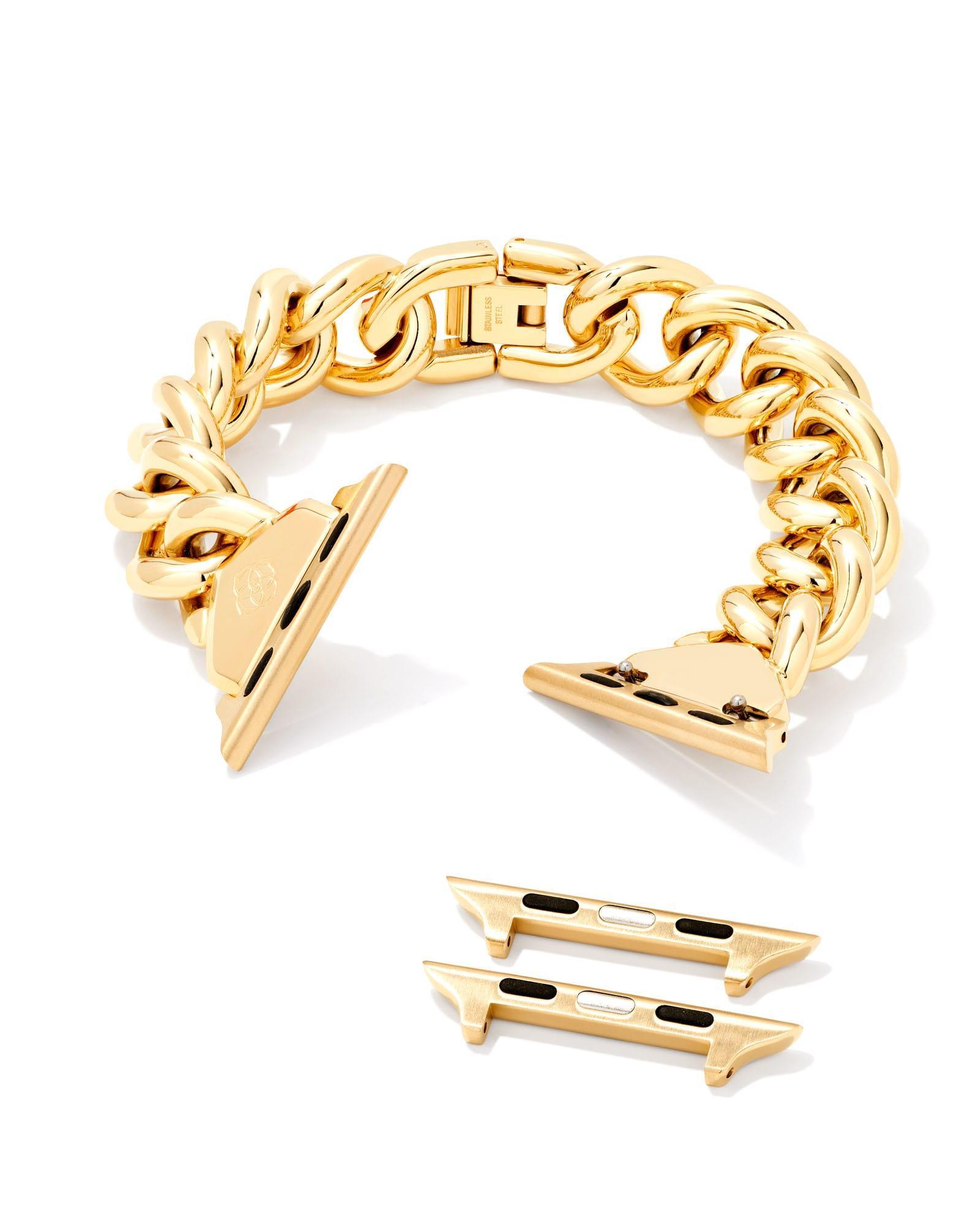 Whitley Chain Watch Band in Rose Gold Tone Stainless Steel Product Image