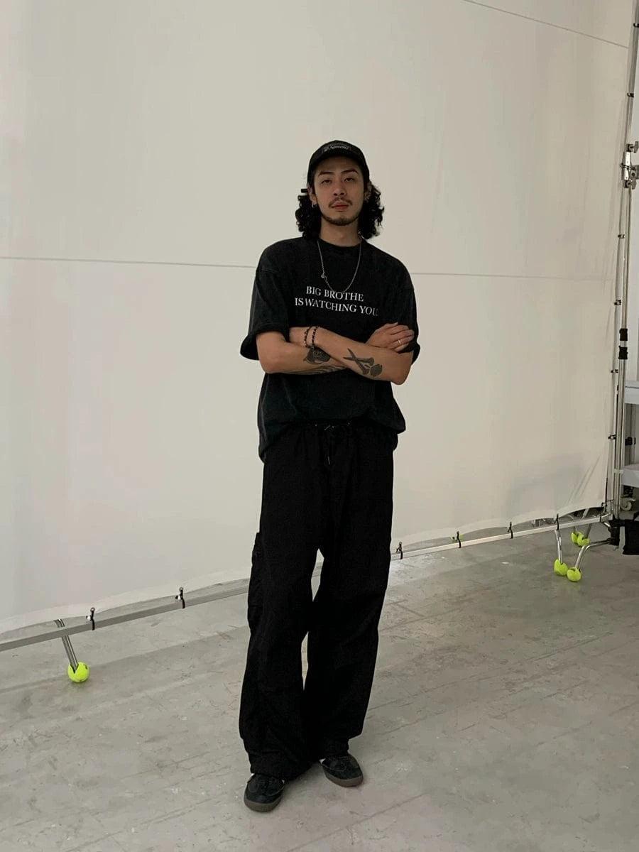 RT No. 18746 CARGO PARACHUTE STRAIGHT PANTS Product Image