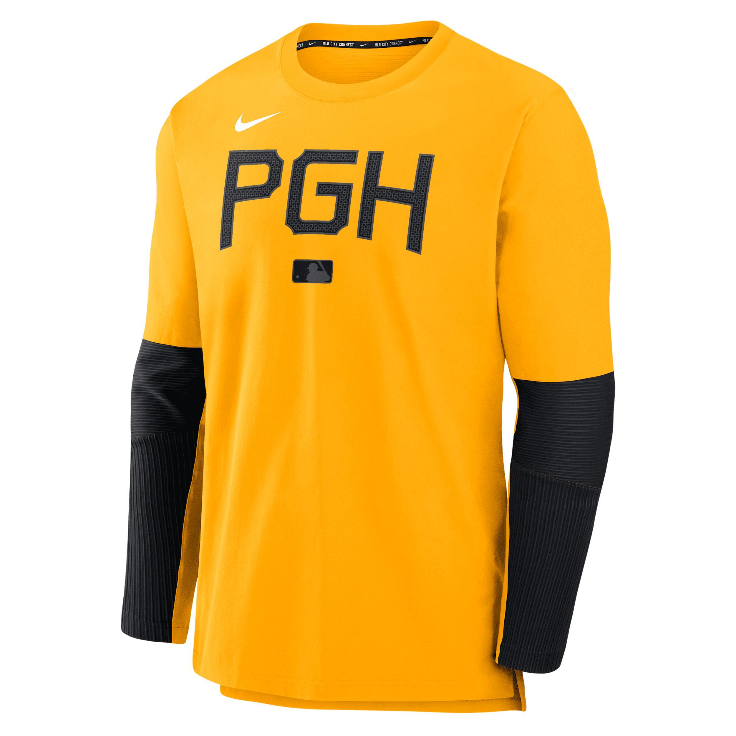 Pittsburgh Pirates Authentic Collection City Connect Player Nike Men's Dri-FIT MLB Pullover Jacket Product Image