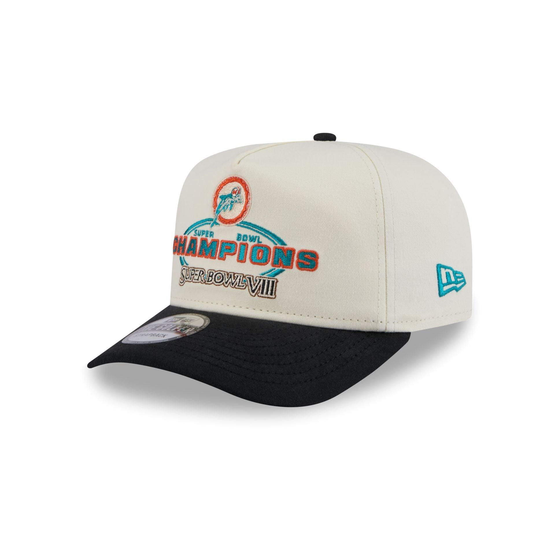 Miami Dolphins Chrome White Champions Golfer Hat Male Product Image