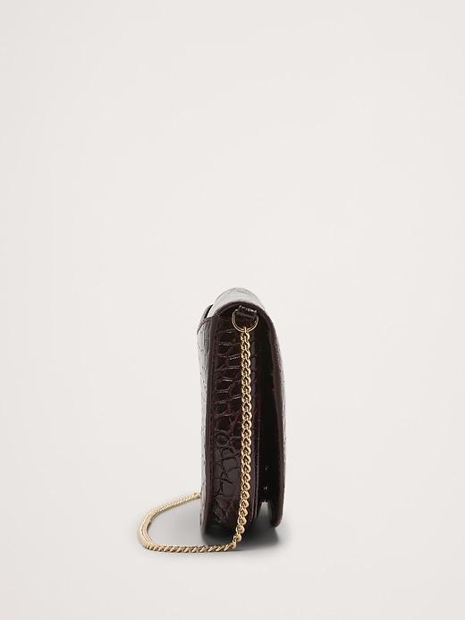 Embossed Leather Crossbody Bag Product Image