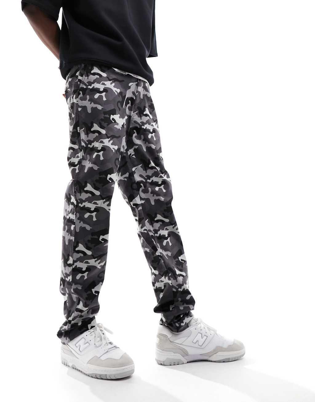 ASOS DESIGN straight fit chino pants Product Image