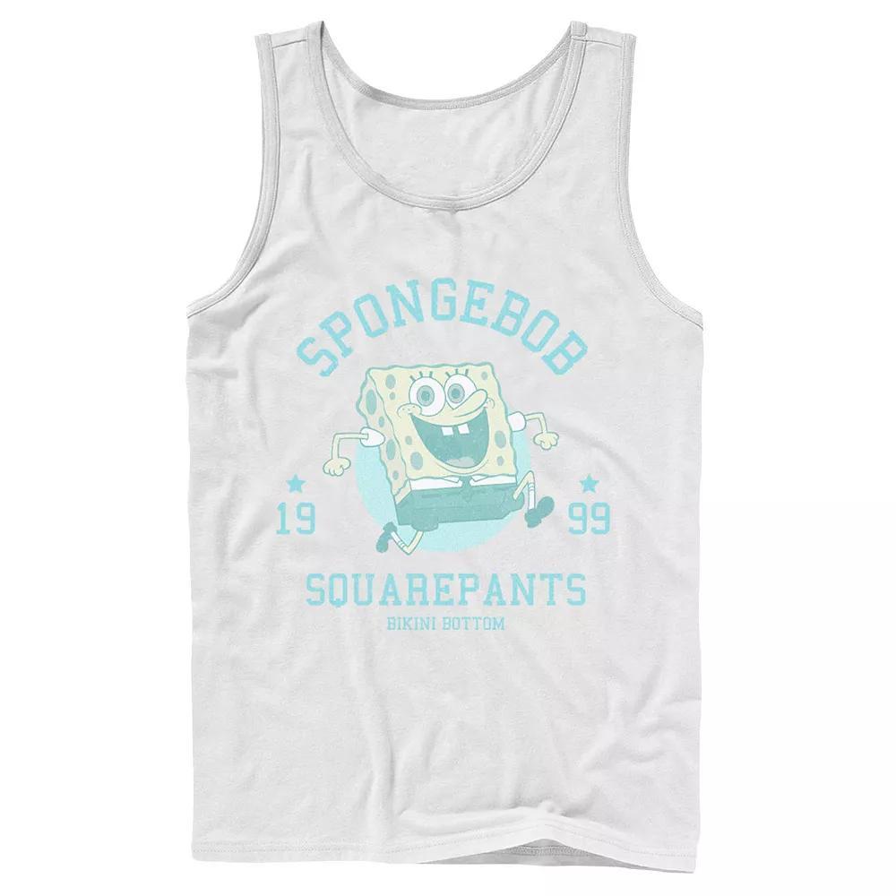 Men's Nickelodeon SpongeBob SquarePants Retro Bikini Bottom Tank Top, Size: Large, White Product Image
