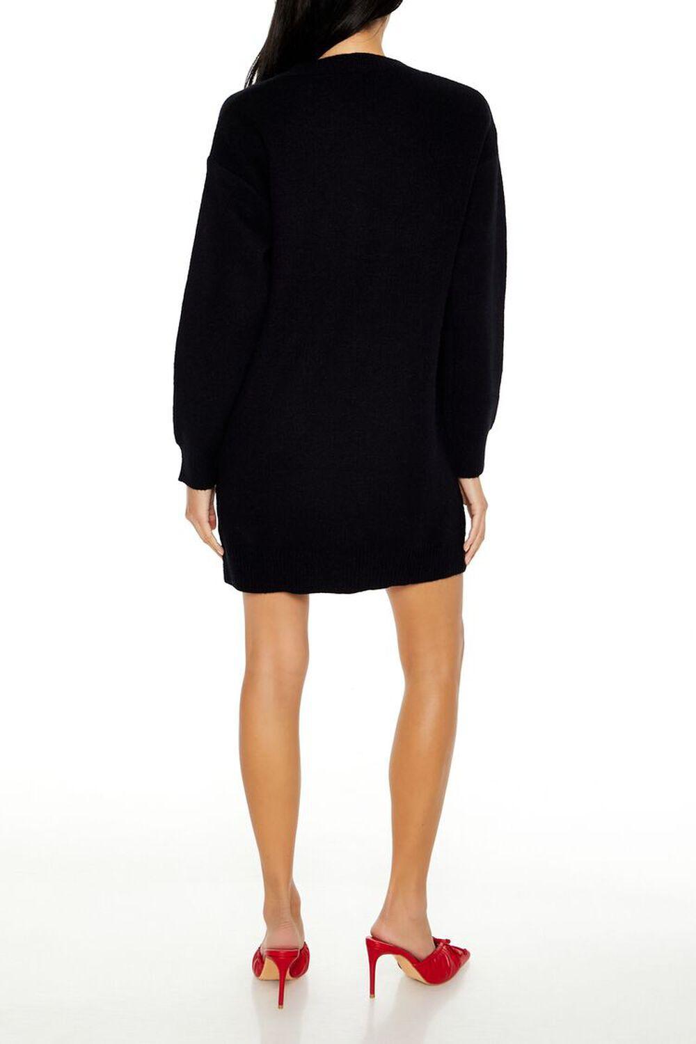 Sequin Christmas Mini Sweater Dress | Forever 21 Product Image