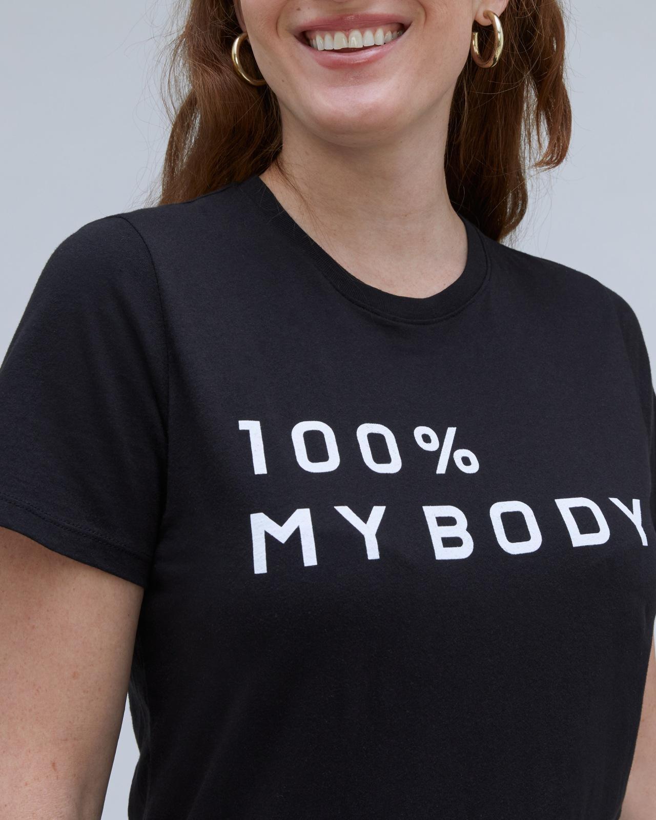 The 100% My Body Box-Cut Tee Product Image