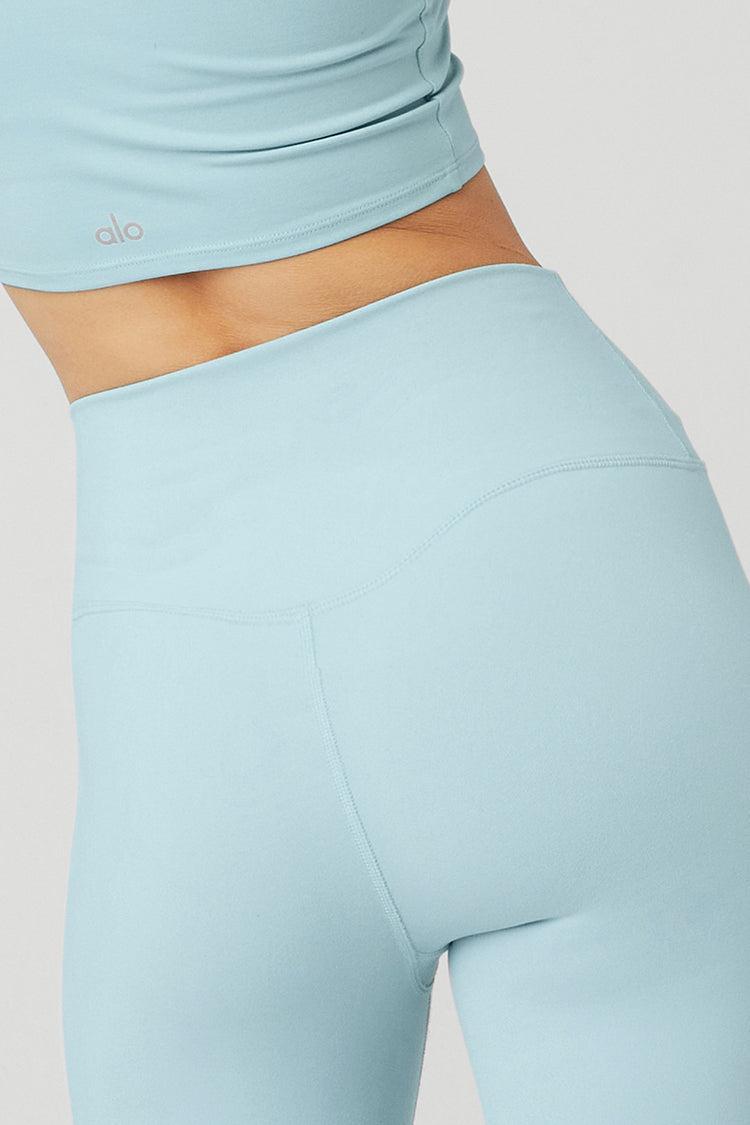 Airbrush Winter Warm High-Waist Nocturne Legging - Chalk Blue Product Image