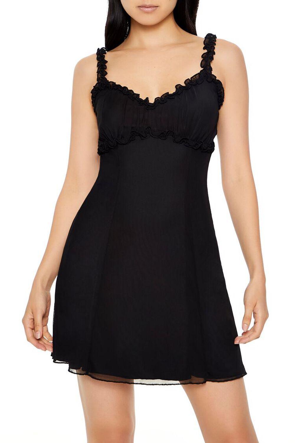 Ruffle Sweetheart Mini Dress | Forever 21 Product Image