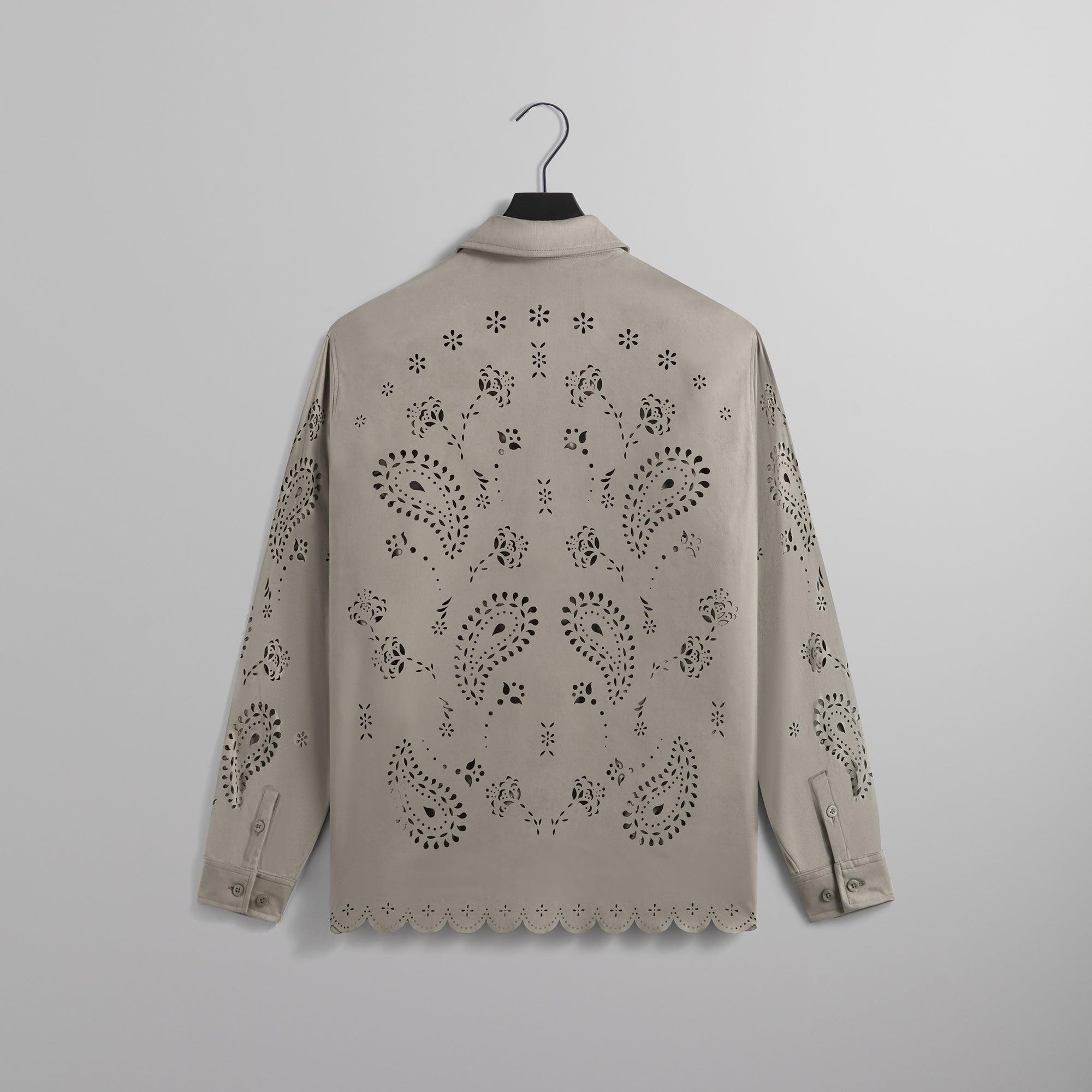 Kith Isaac Microsuede Long Sleeve Buttondown - Region Male Product Image