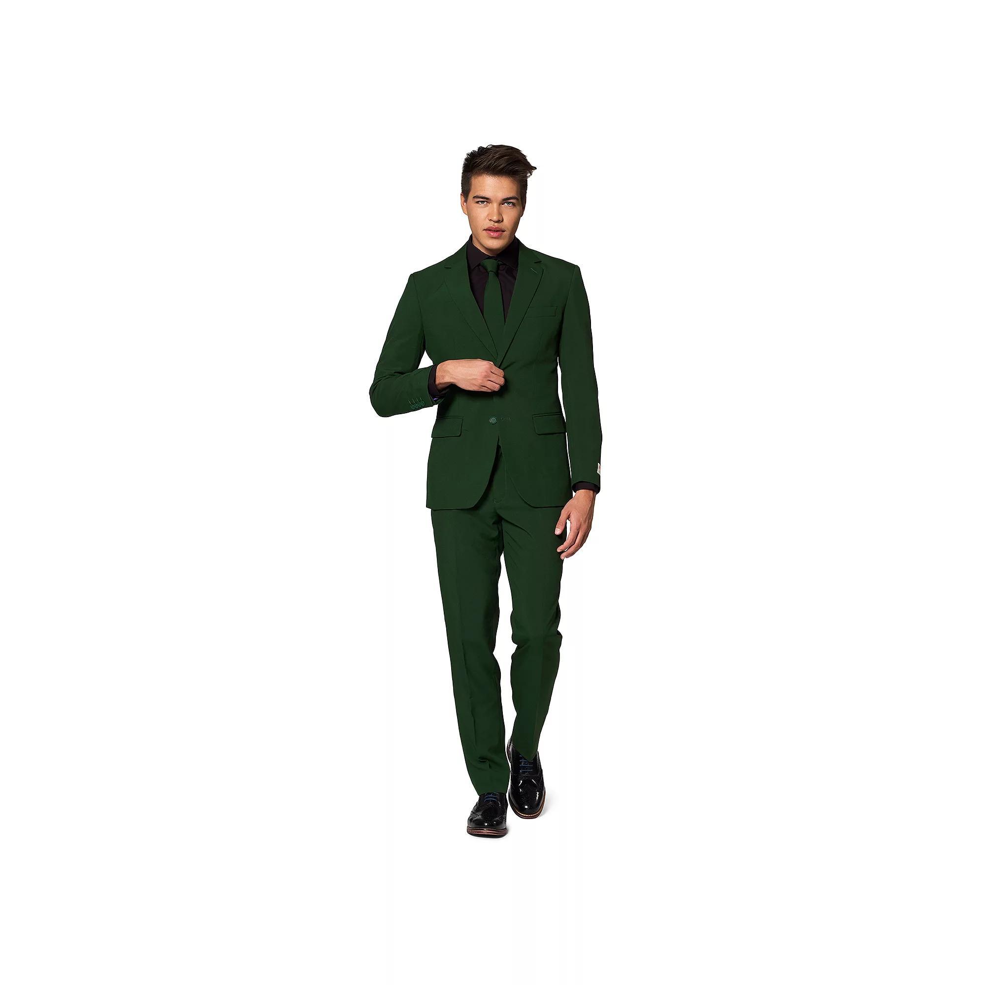 Mens OppoSuits Slim-Fit Solid Suit & Tie Set Product Image