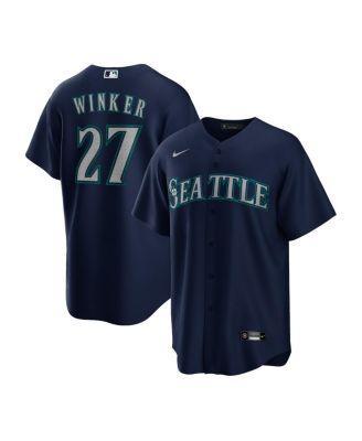Mens Nike Jesse Winker Navy Seattle Mariners Alternate Replica Player Jersey - Navy Product Image