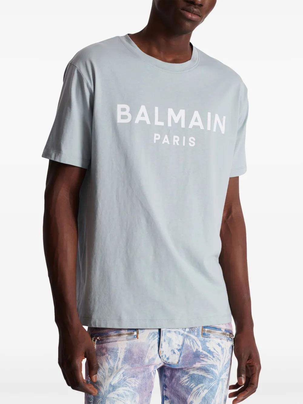 logo-print cotton T-shirt Product Image