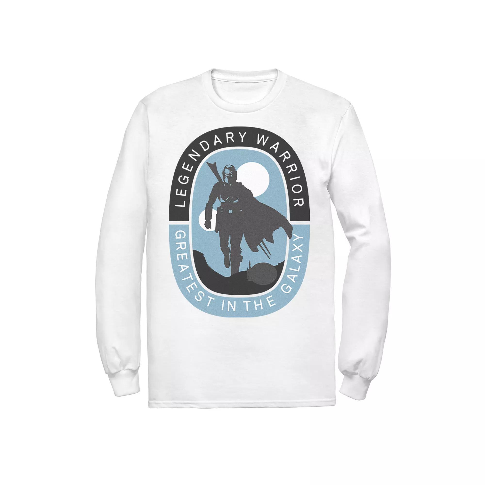 Men's Star Wars The Mandalorian Legendary Warrior Tee, Size: XXL, White Product Image