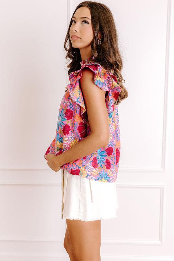 Fiesta Bloom Shift Top Product Image