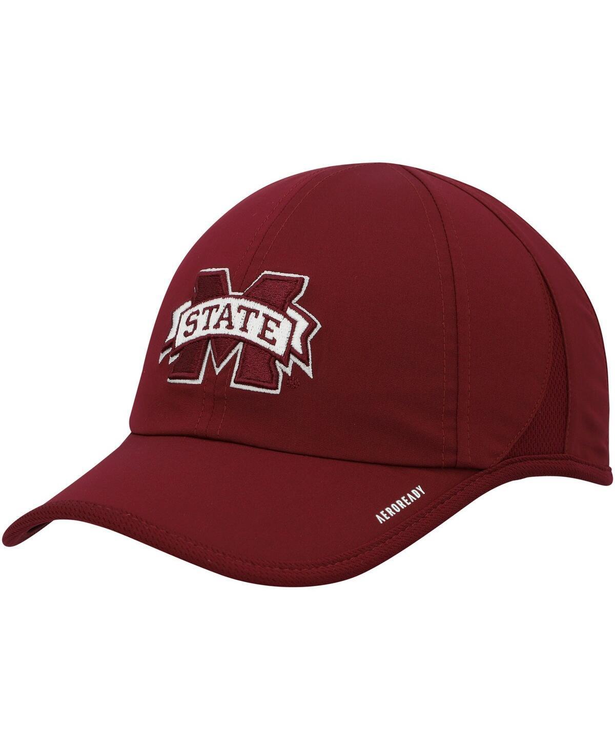 Mens adidas Maroon Mississippi State Bulldogs Superlite AEROREADY Adjustable Hat Product Image