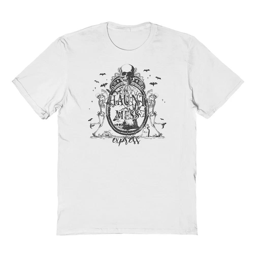 Men's Haunt Mess Express Halloween Graphic Tee, Size: XXL, White Product Image