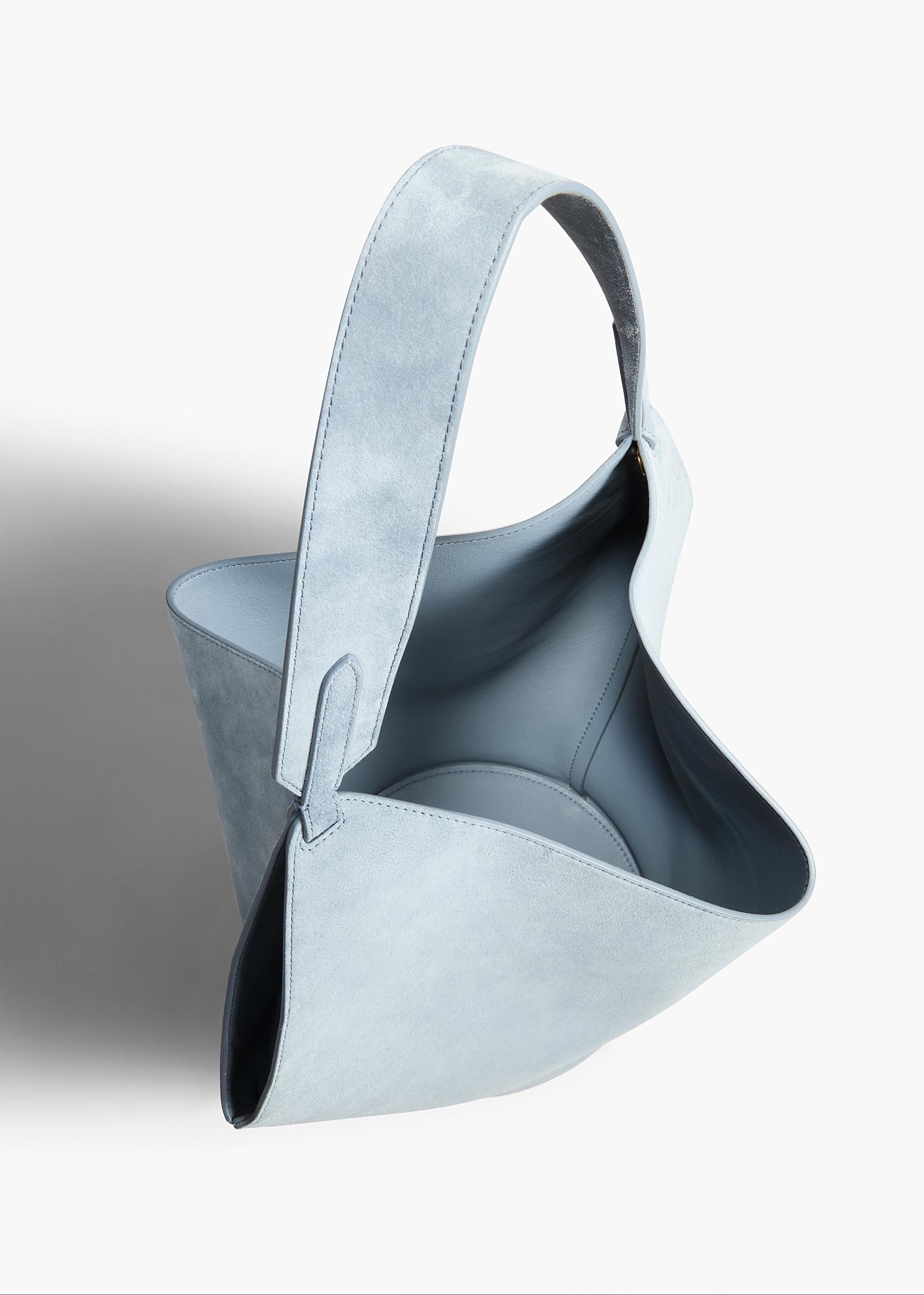 Small Lotus Tote in Lead Suede Product Image