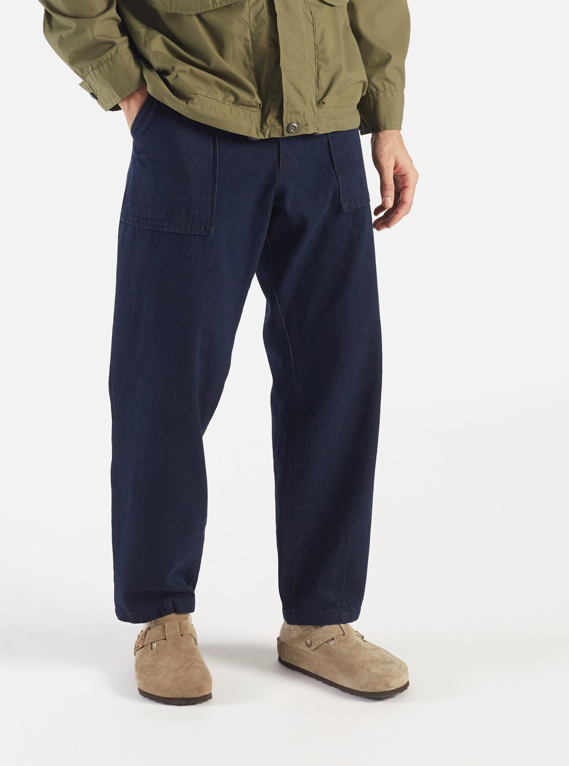 Universal Works Fatigue Pant in 11oz Indigo Denim Product Image