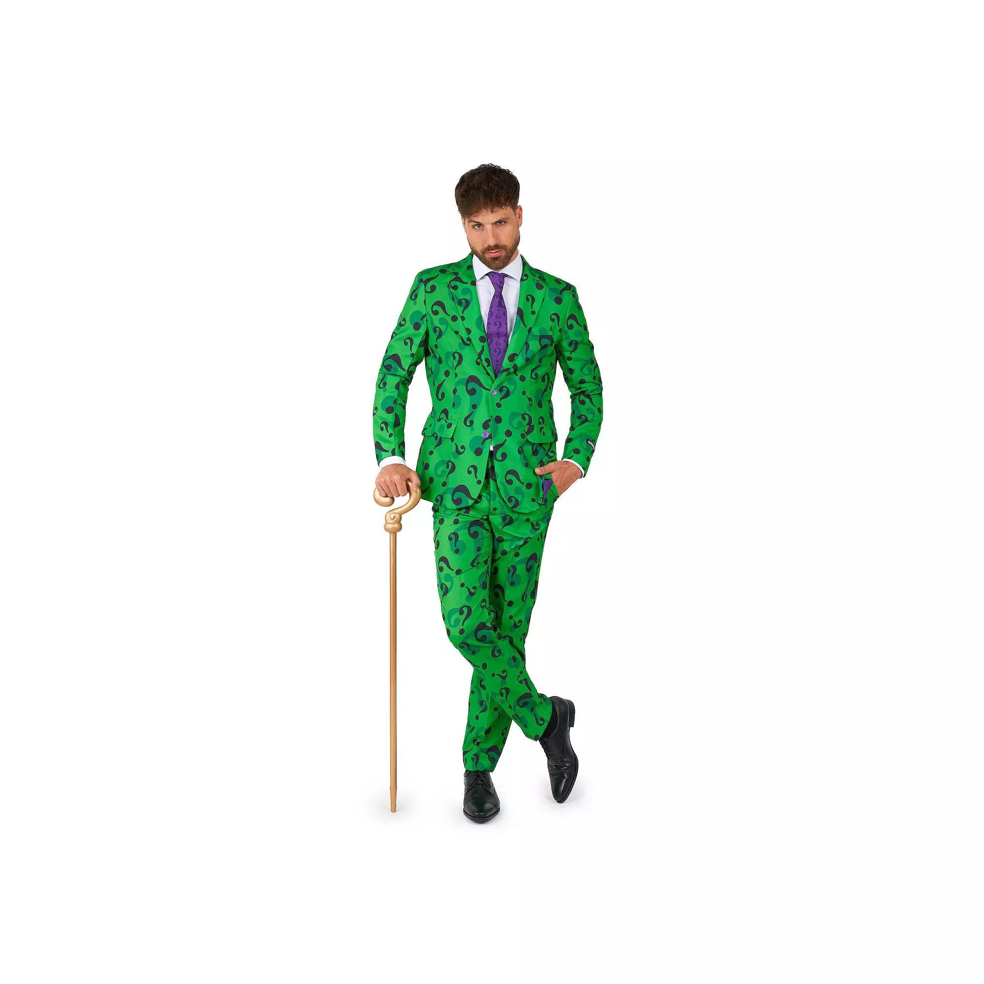 Mens Suitmeister Batman The Ridder Slim-Fit Novelty Suit and Tie Set Product Image