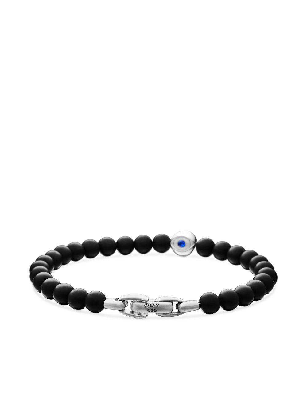 sterling silver Spiritual Beads bracelet (8mm) Product Image