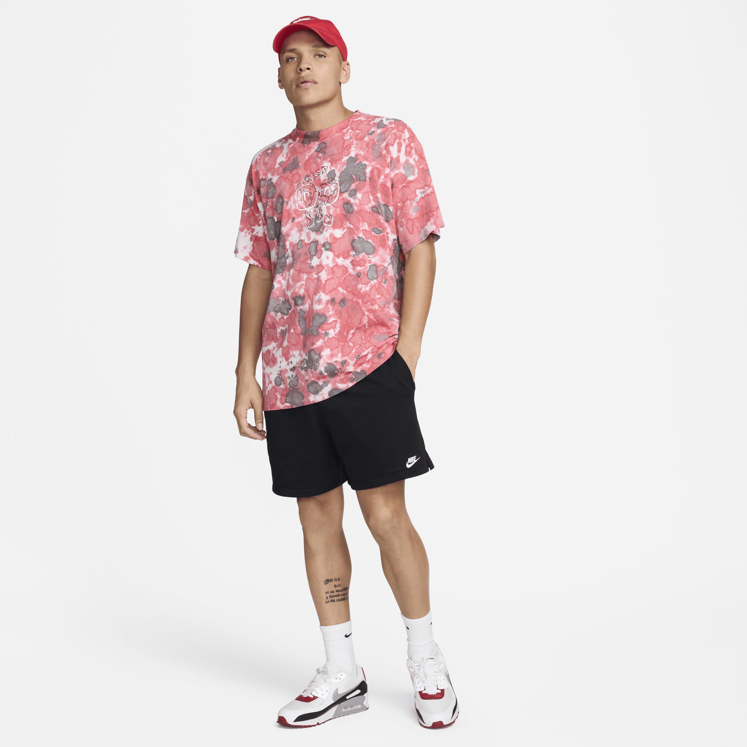 Men's Nike Club French Terry Flow Shorts, Size: Large, Black Product Image