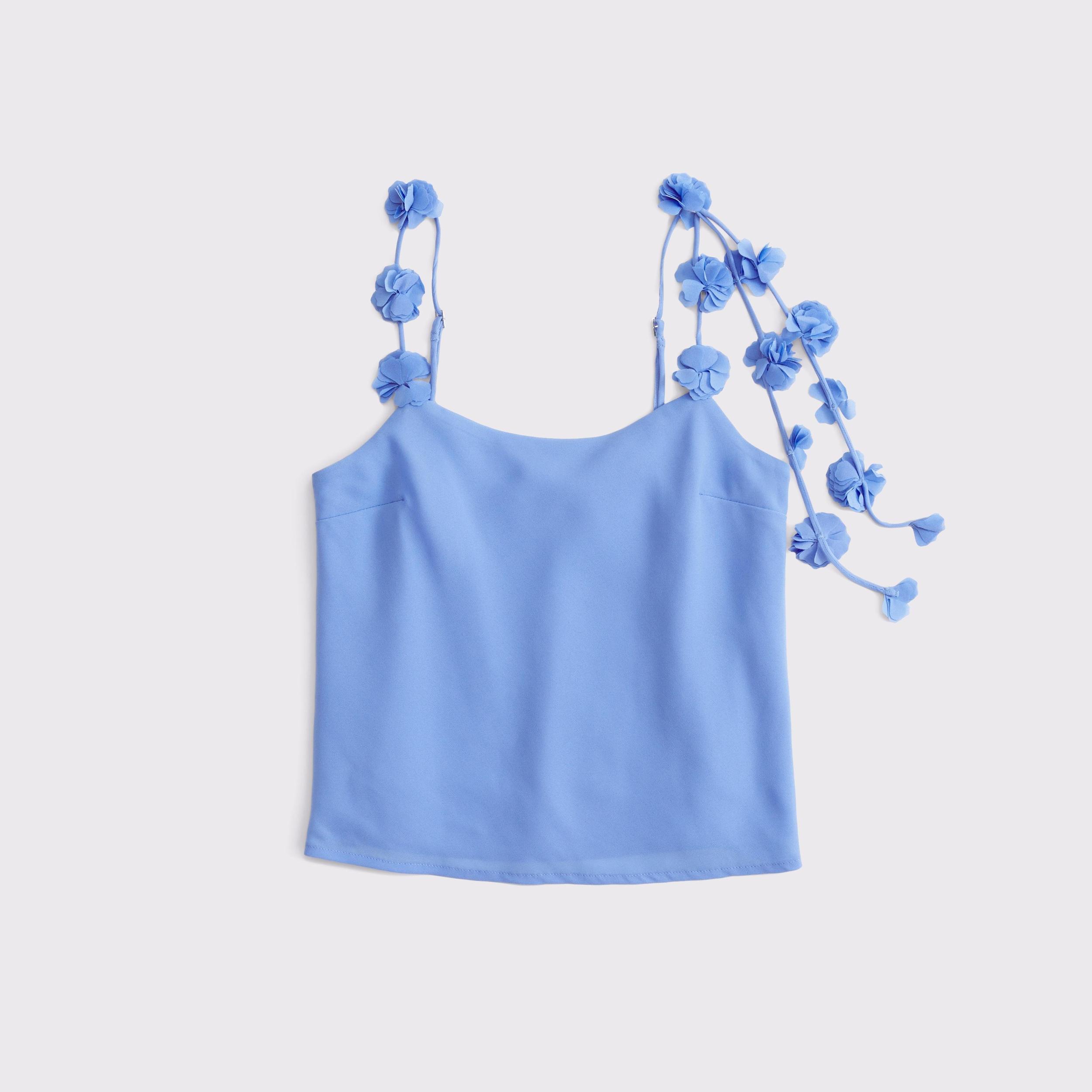 Floral Strap Sheer Cami Top Product Image