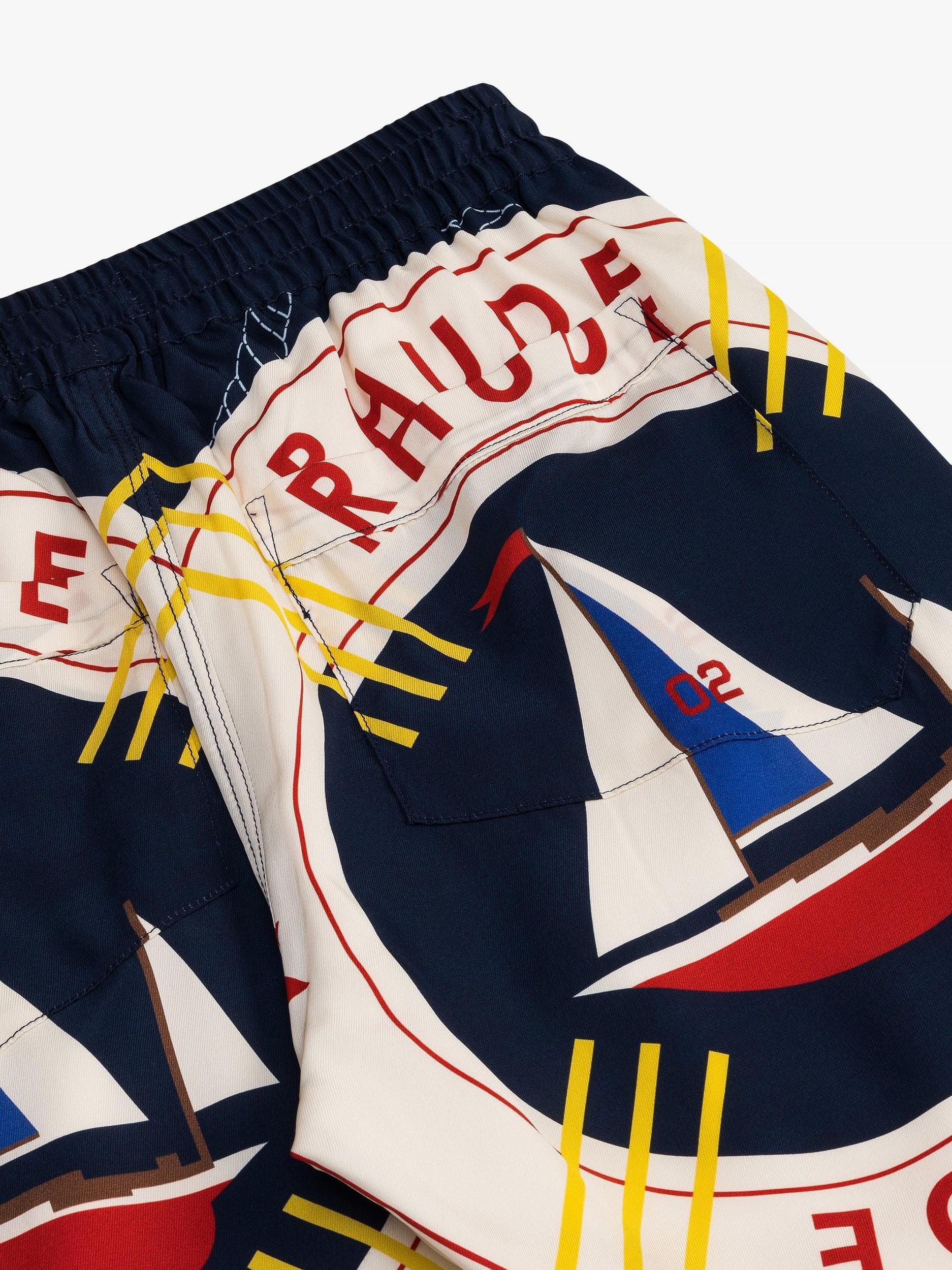RHUDE FLAG SAIL LS SILK SHIRT Male Product Image