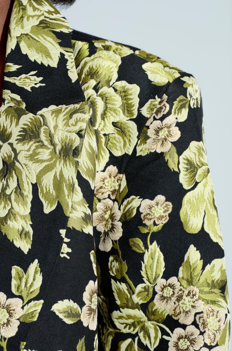 BUY MYSELF FLOWERS BROCADE BLAZER Product Image