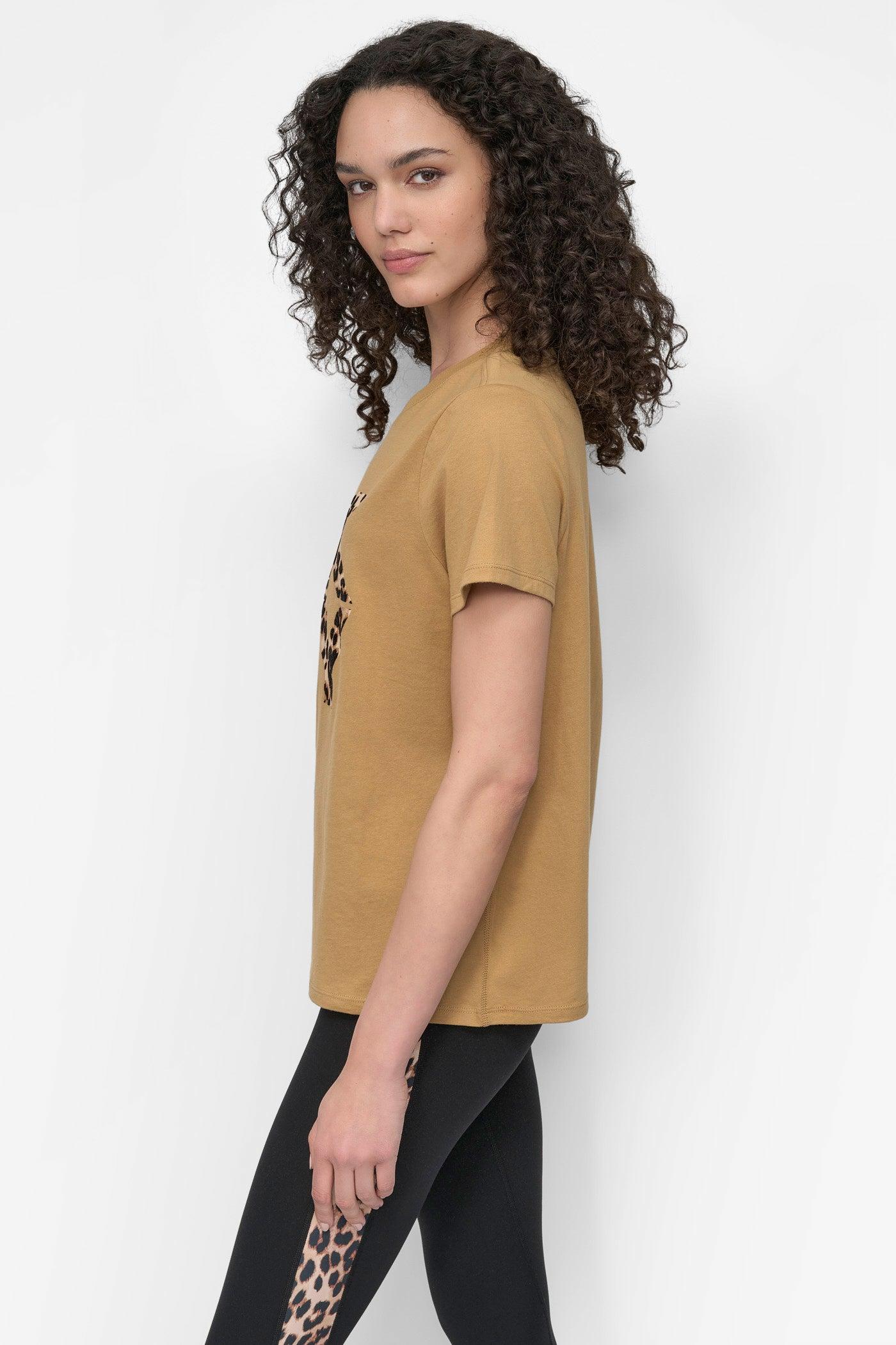 LEOPARD-PRINT LOGO TEE Product Image