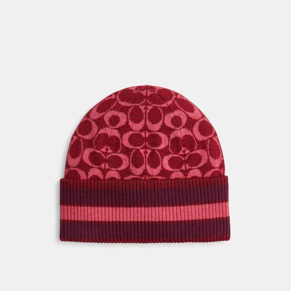 Signature Varsity Stripe Cuff Beanie Product Image