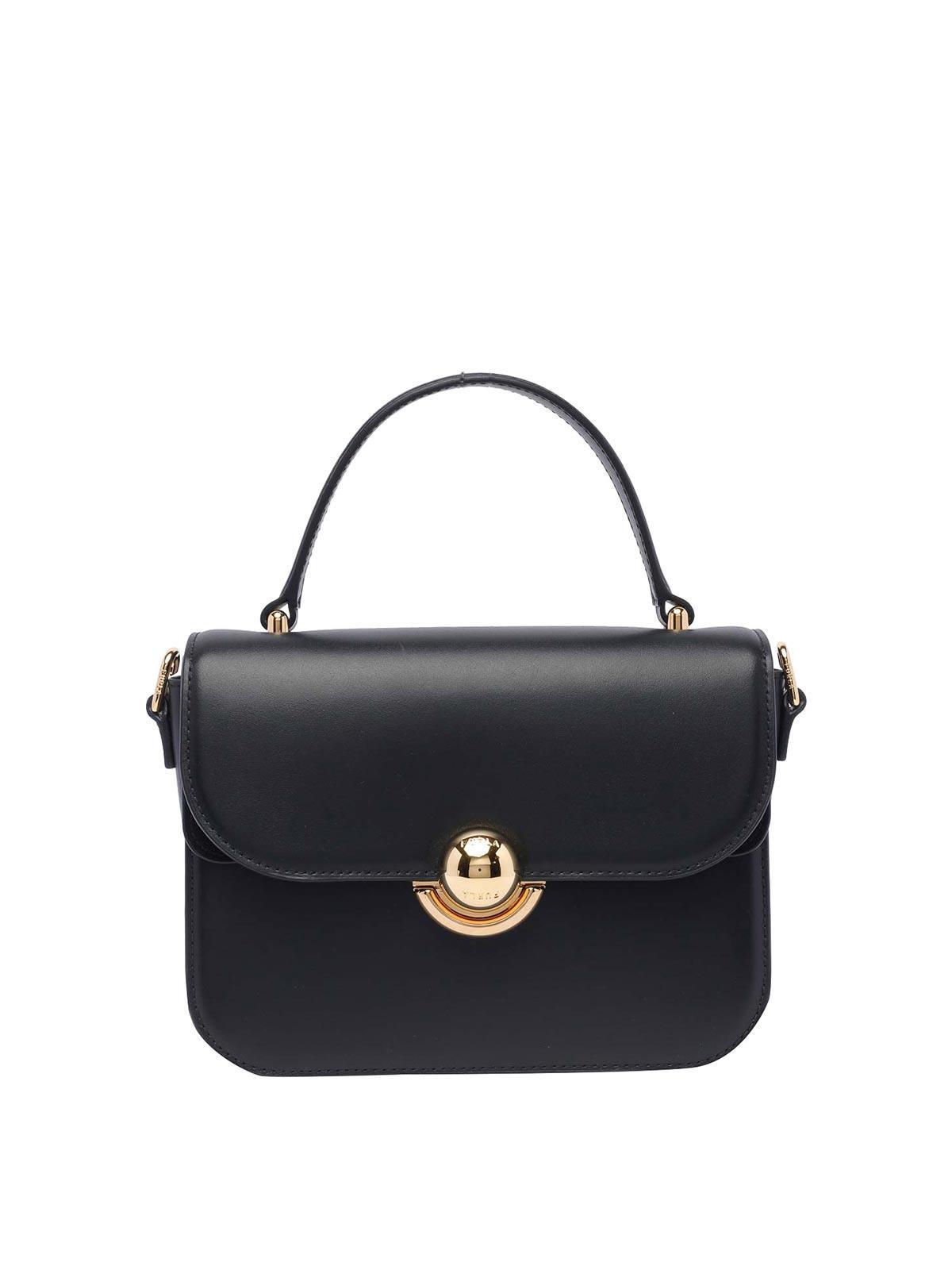 FURLA Black Mini Sfera Handbag Product Image