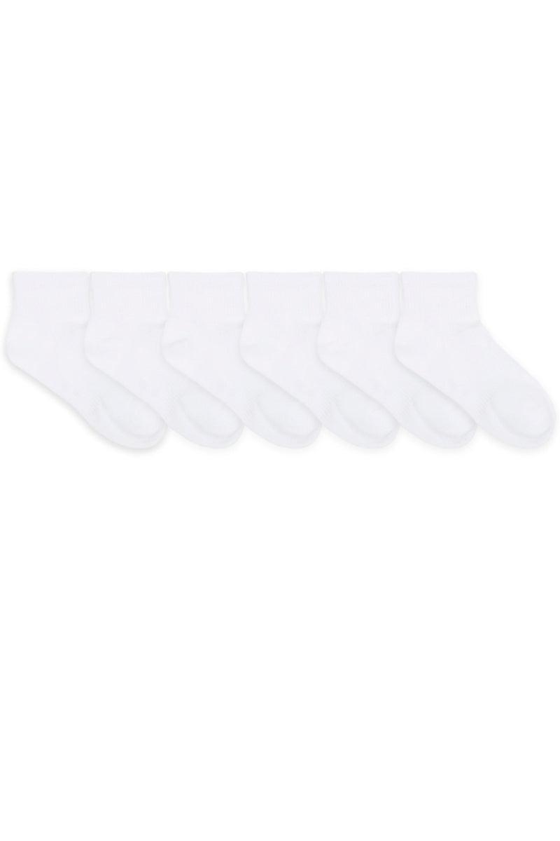 6PK Solid Quarter Socks Product Image