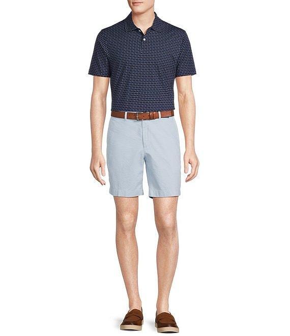 Cremieux Blue Label Seersucker Solid Garment Dyed Madison 8#double; Inseam Shorts Product Image