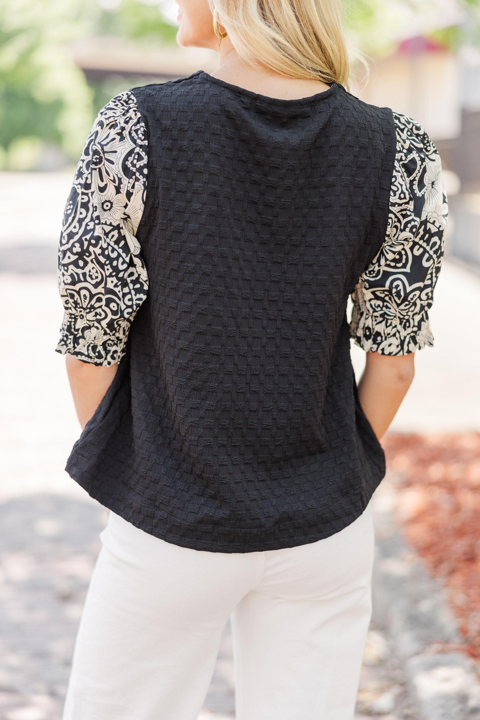 Happy Days Black Blouse Female Product Image