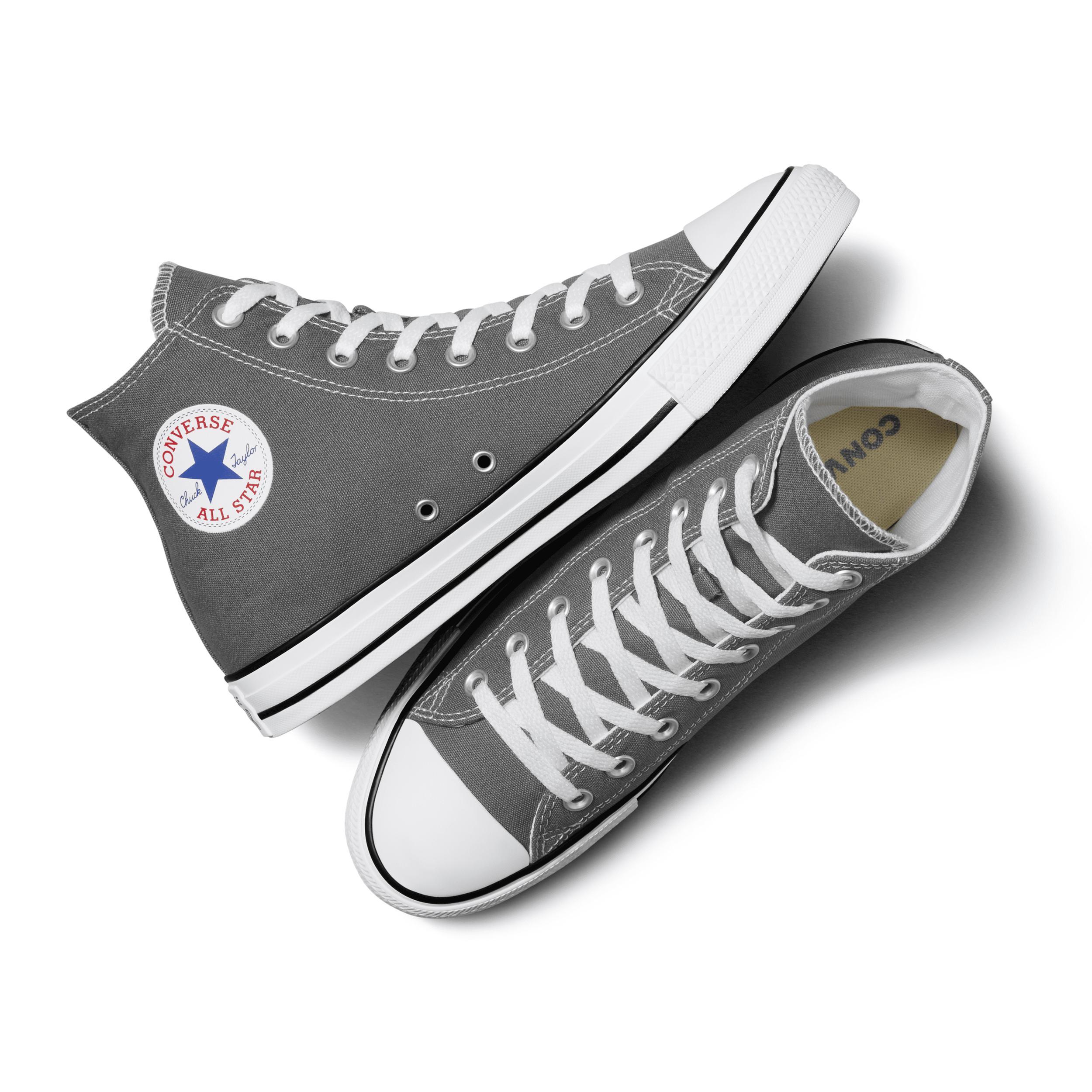 Adult Converse All Star Chuck Taylor High-Top Sneakers, Womens Grey Product Image