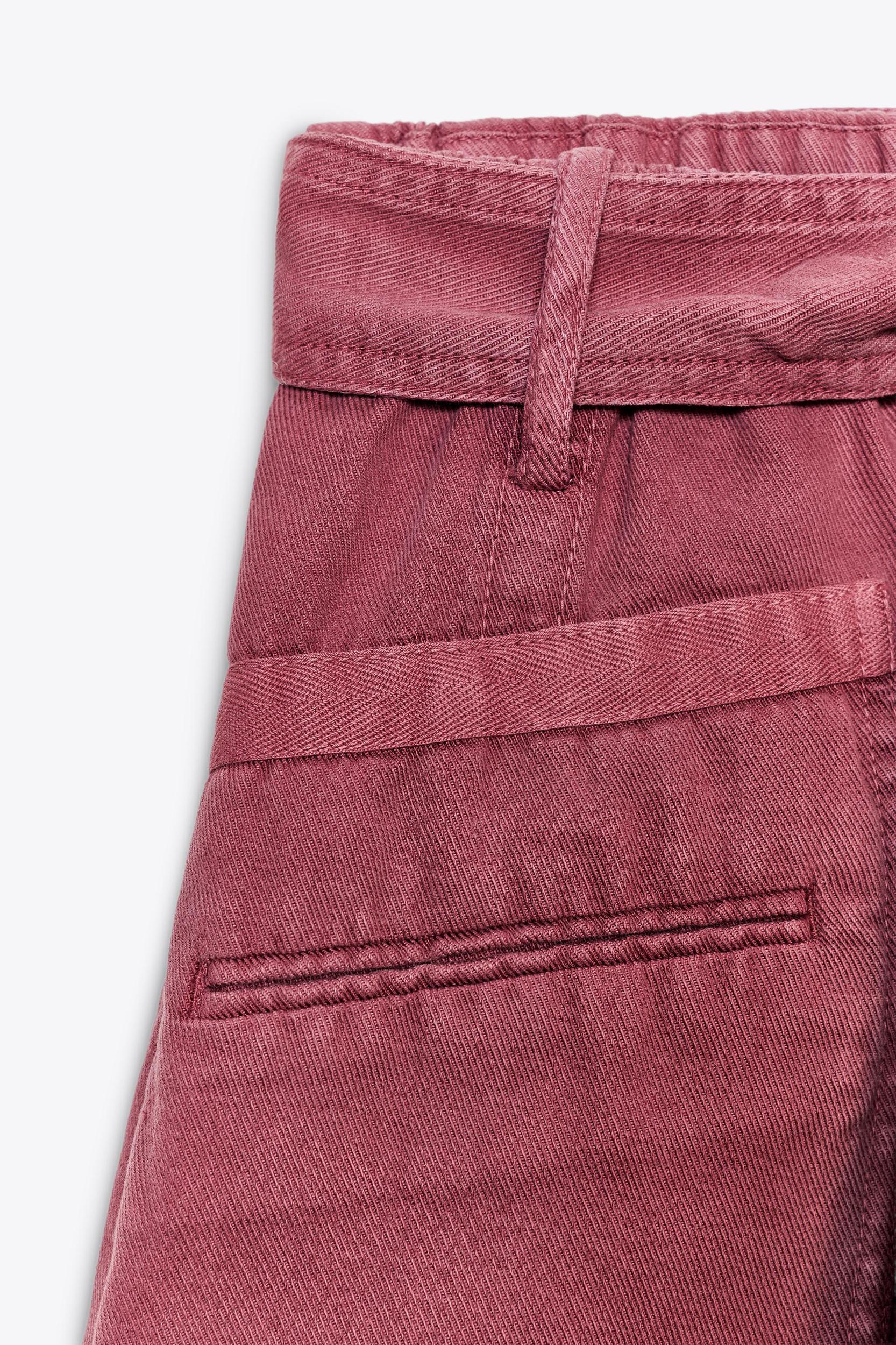 FLOWY BELTED SHORTS ZW COLLECTION Product Image
