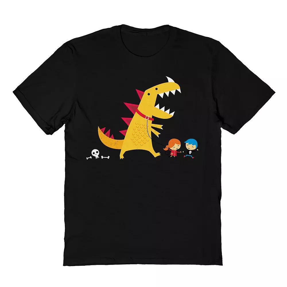 Men's DinoMike Dino Walk Tee, Size: XXL, Black Product Image