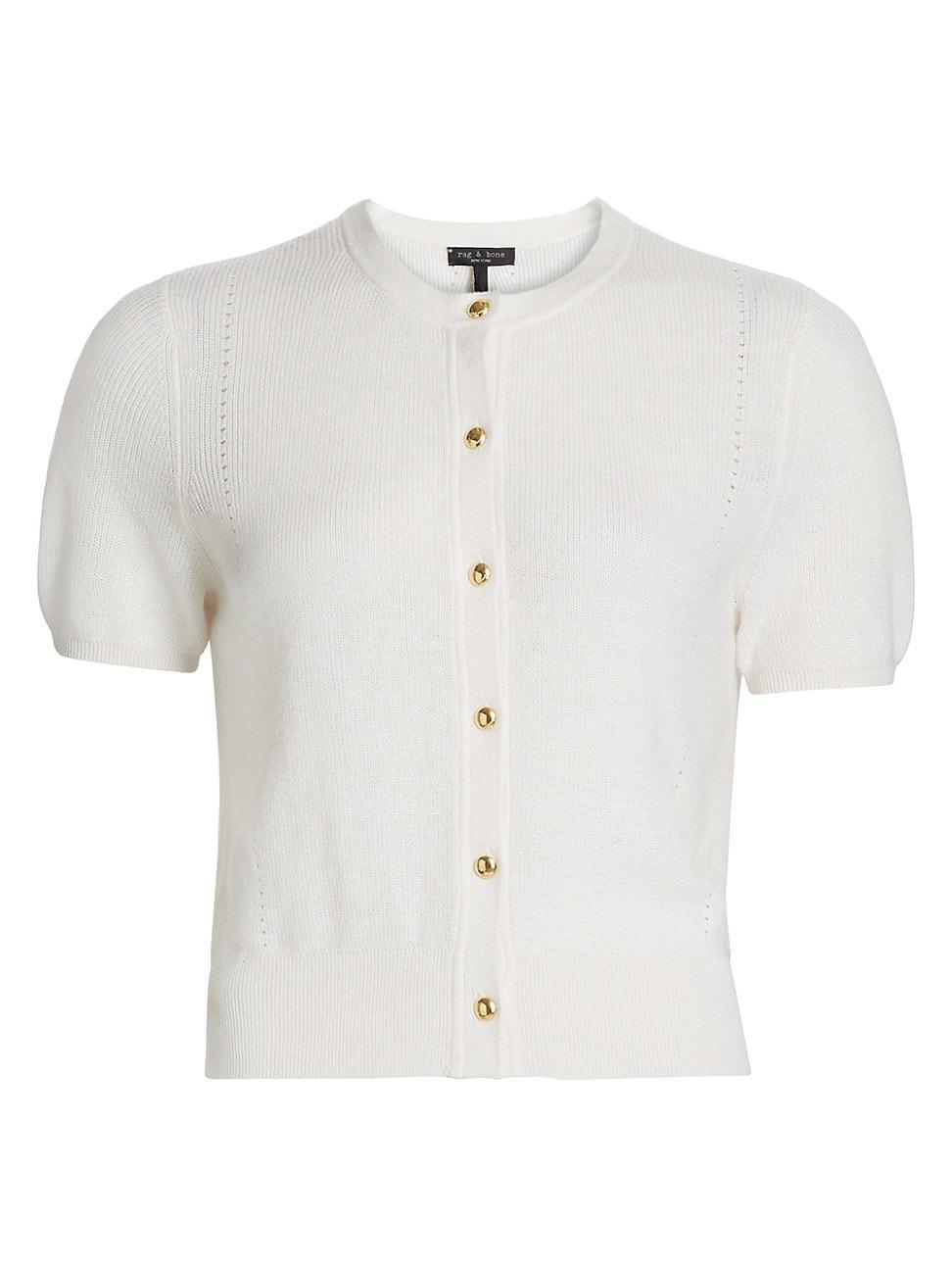 Womens Dina Cotton-Cashmere Blend Cardigan Product Image