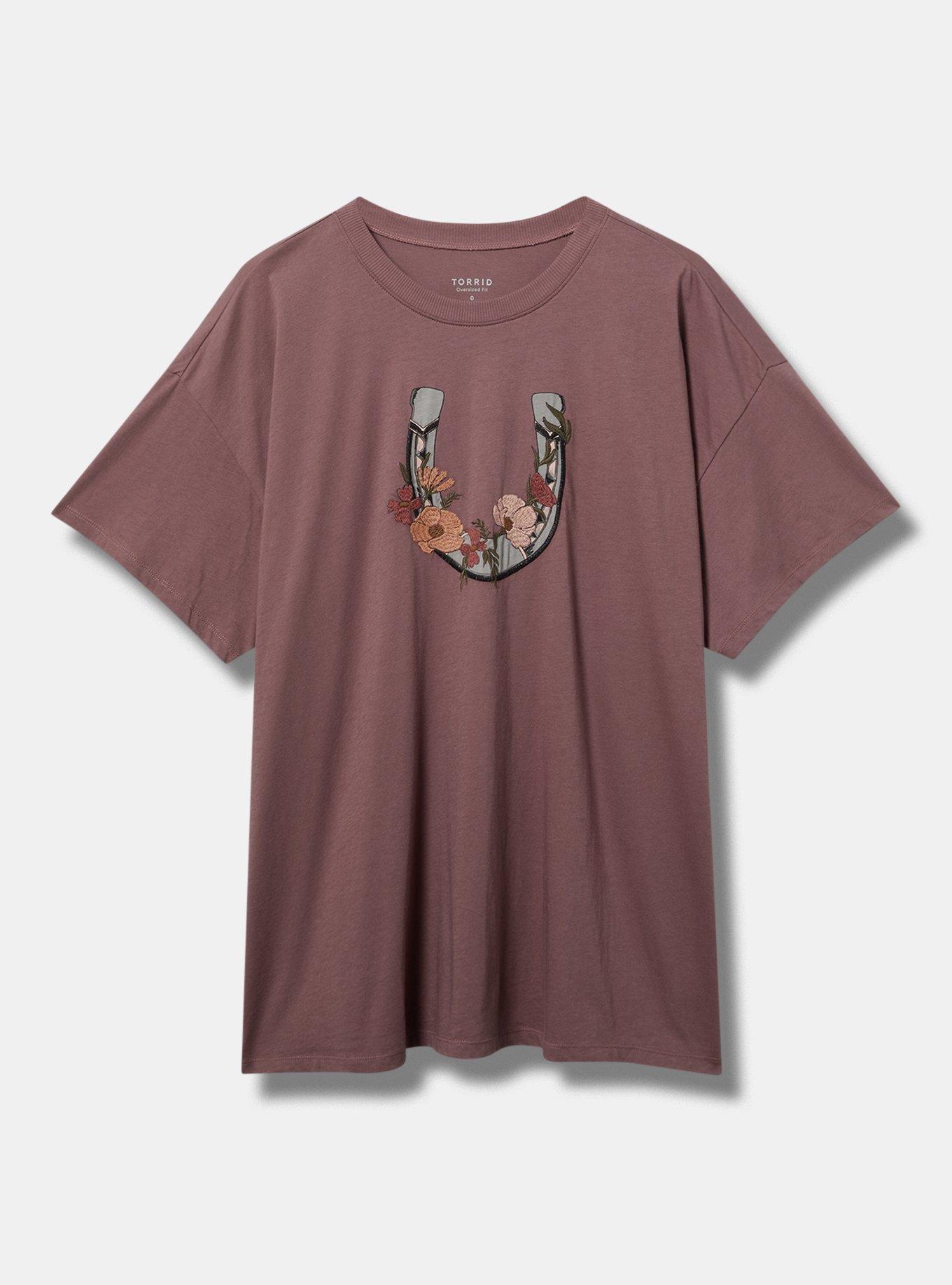 Horseshoe Oversize Crew Cotton Tee Product Image