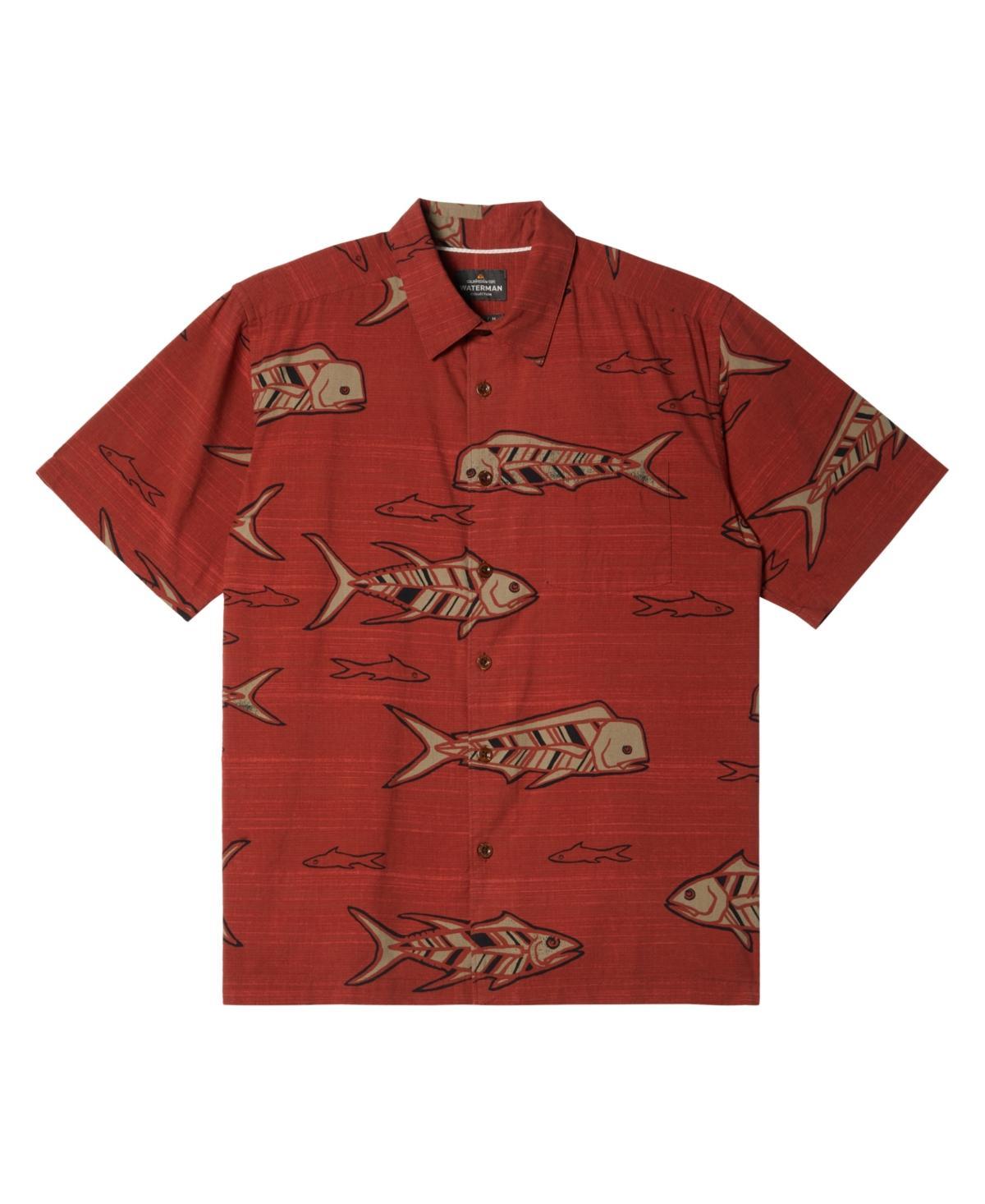Quiksilver Waterman Mens Out of Office Short Sleeve Shirt Product Image