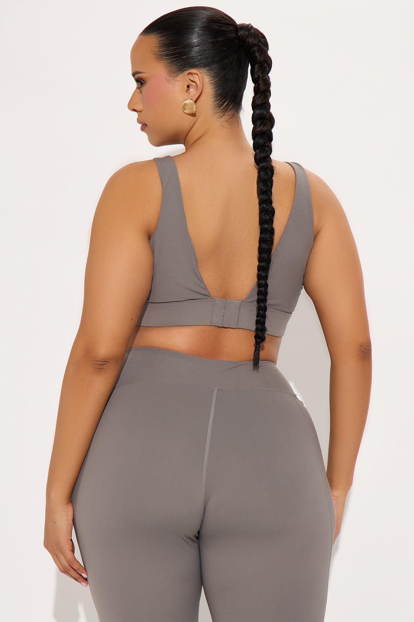 Everyday Gains Sports Bra - Charcoal Product Image
