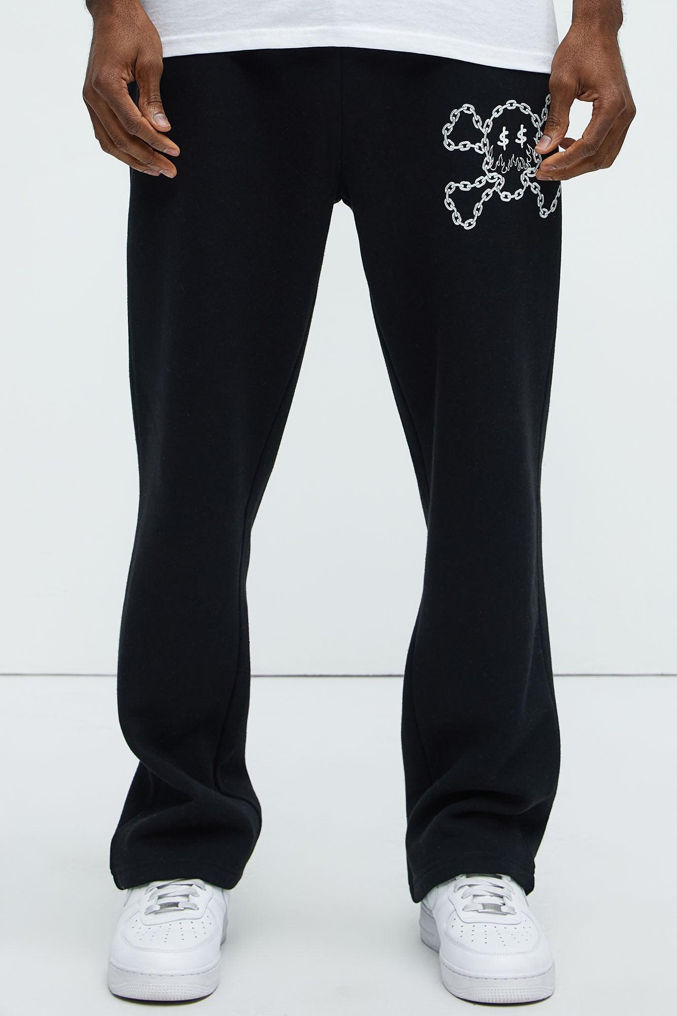 Tyson Chained To The Money Straight Sweatpants - Black Product Image