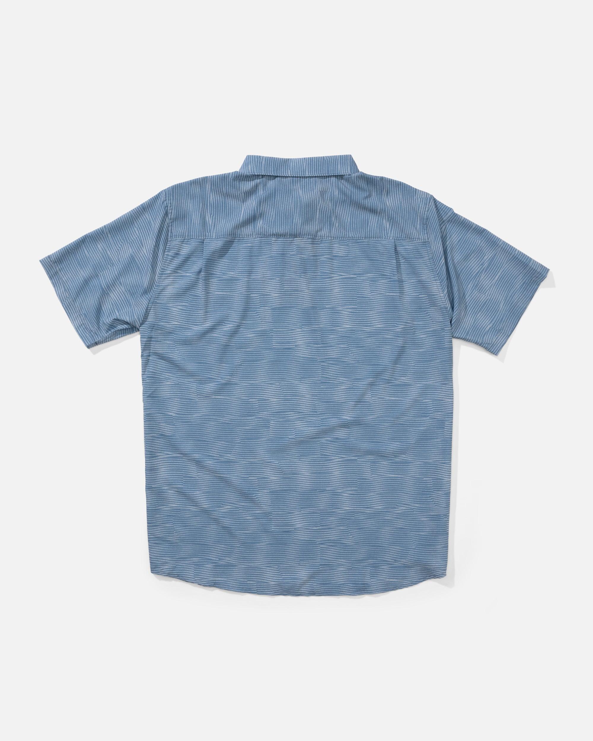 Breezer Perforated Polo - Pilot Blue Male Product Image